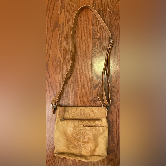 Stone Mountain USA Purse/Crossbody Brown Leather Adjustable Strap Pockets - Picture 2 of 8